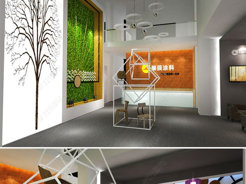 家具涂装艺术新视界 专业展厅3D模型设计效果图鉴赏与资源获取指南