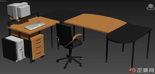 电脑办公桌设计 3DMAX模型的设计思路与实现